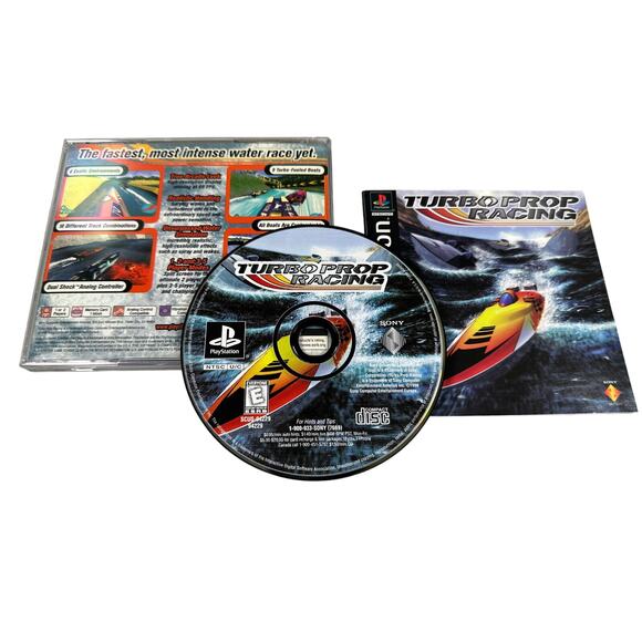 Turbo Prop Racing (Sony PlayStation 1, 1998) Complete, Tested - Picture 1 of 5